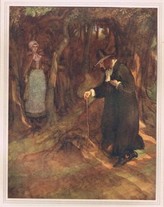 She beheld the minister advancing